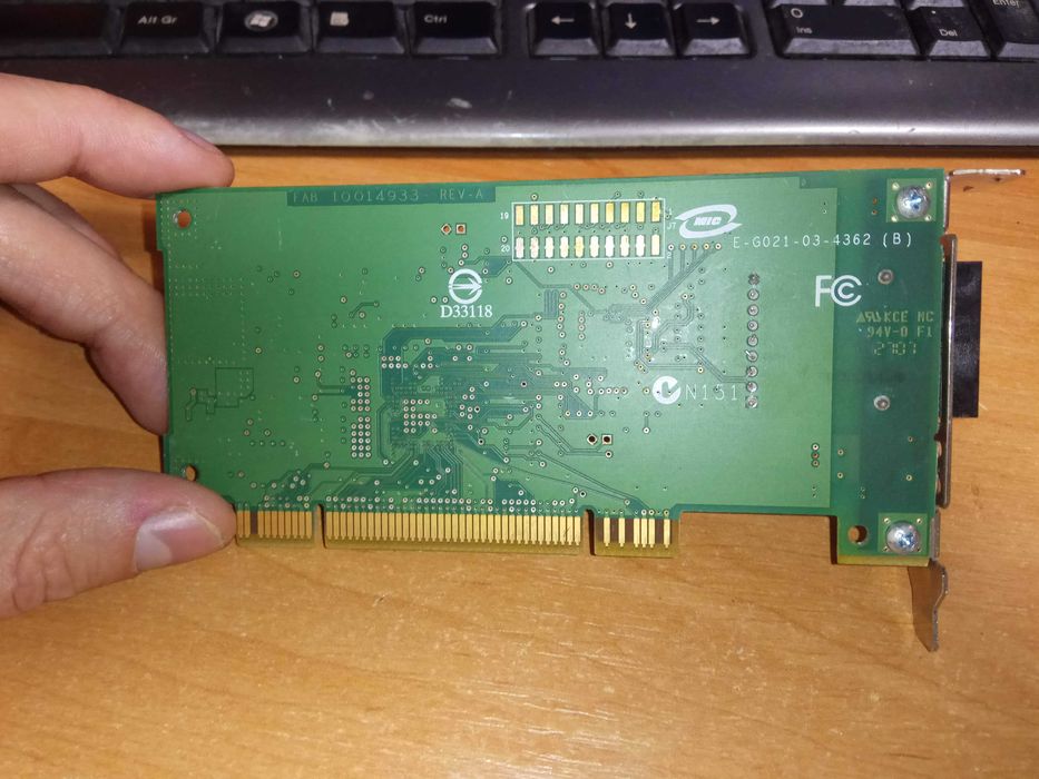 Оптоволоконная сетевая карта 3 Com PCI 100mb низкопрофильная