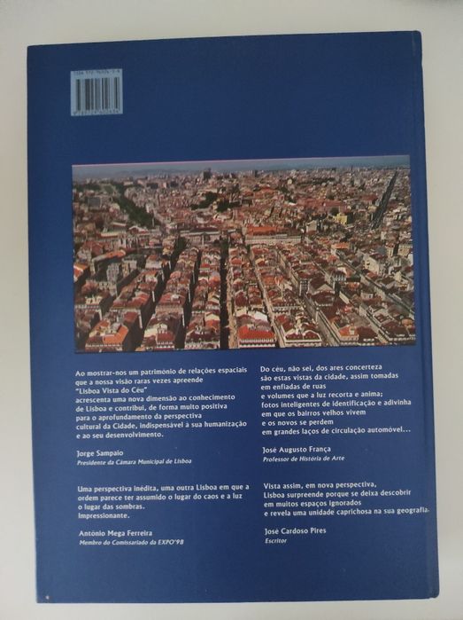 Livro "Lisboa vista do céu"
