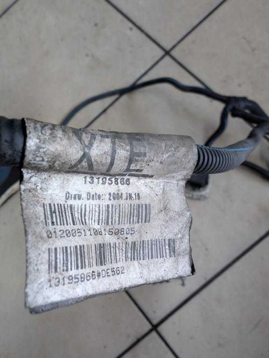 Czujniki parkowania wiązka Opel Vectra C lift