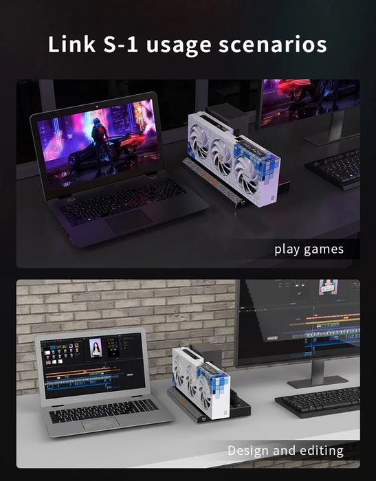 Razer PELADN Link S-1 e-GPU Dock External GPU Graphics Card Docking St