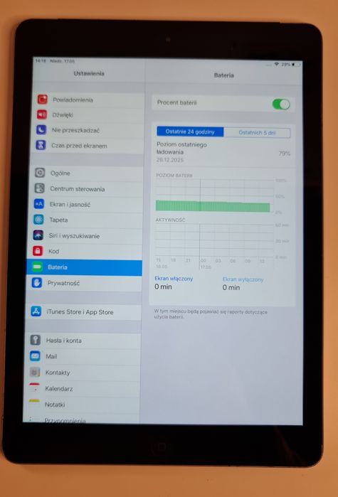 Apple IPad Air LTE A1475 16Gb Tablet Gwiezdna Szarość BDB