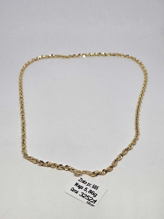 Łańcuszek Złoty Damski 5,86g 50CM P585 * NOWY * Komis Madej Gorlice