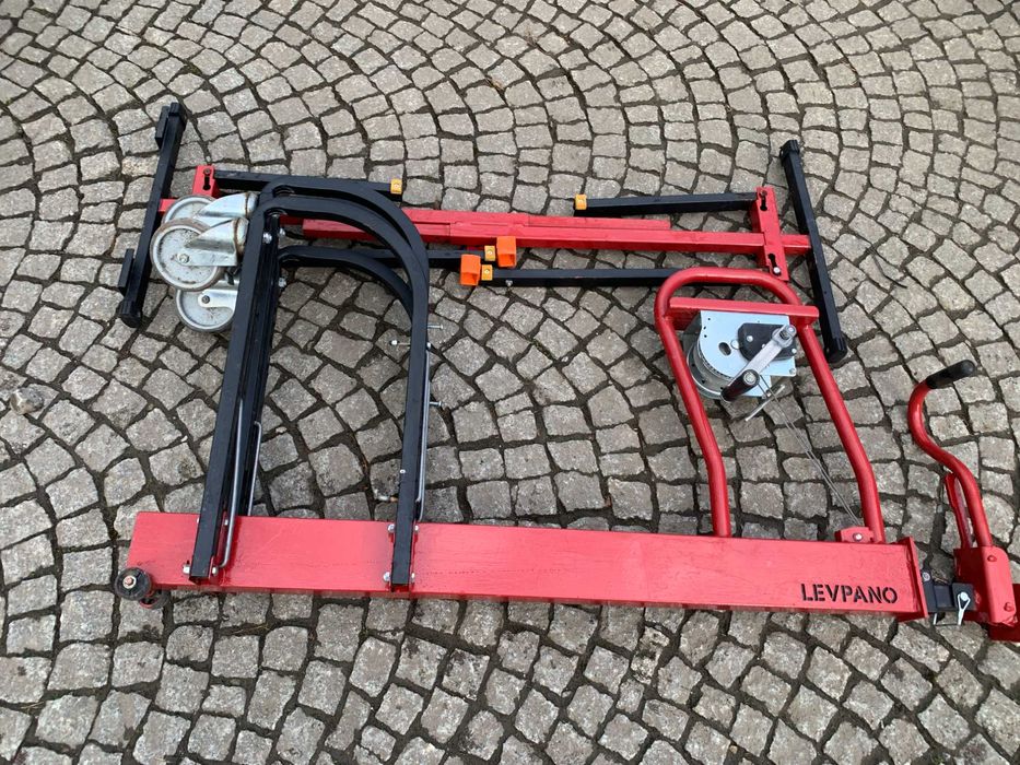 Podnośnik płyt GK gipsowych kartonowych Składany Levpano Płyty Winda