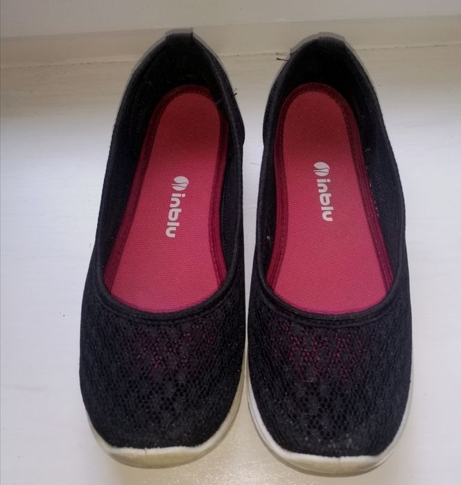 Чорні балетки в сіточку легкі