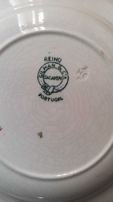 Prato loiça Fábrica de Sacavém Gilman