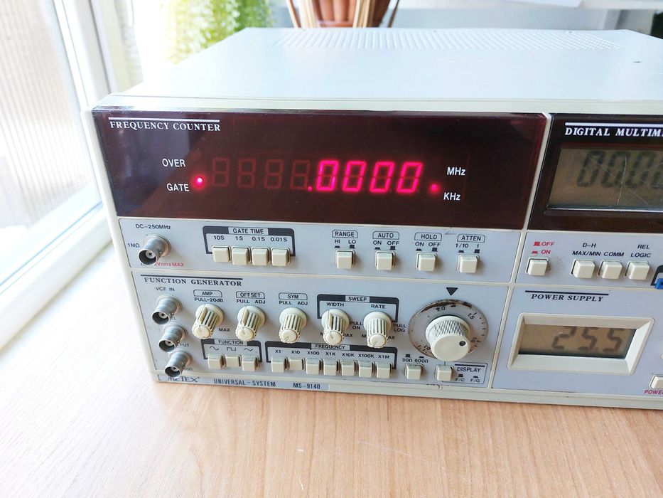 Zestaw pomiarowy, multimetr, zasilacz METEX MS-9140 (3)
