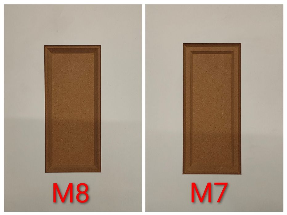 Fronty frezowane,ryfle surowe mdf Tz plus 19