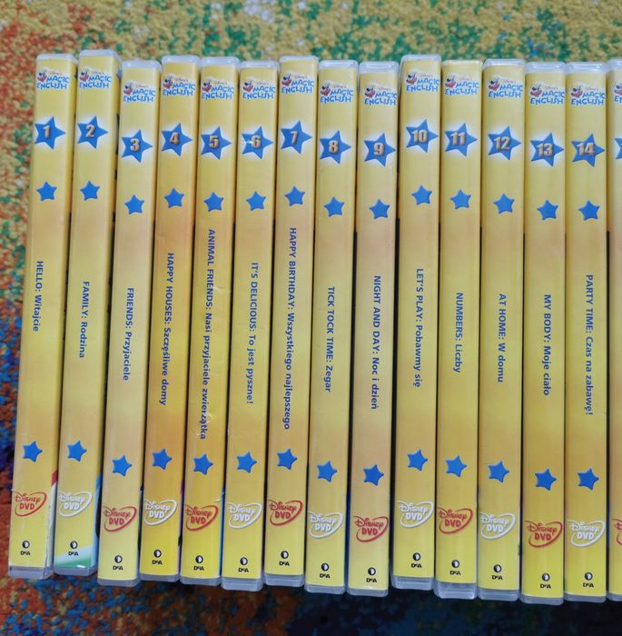 Kolekcja 29 płyt DVD Disney Magic English DeAgostini nauka języka angielskiego dla dzieci
