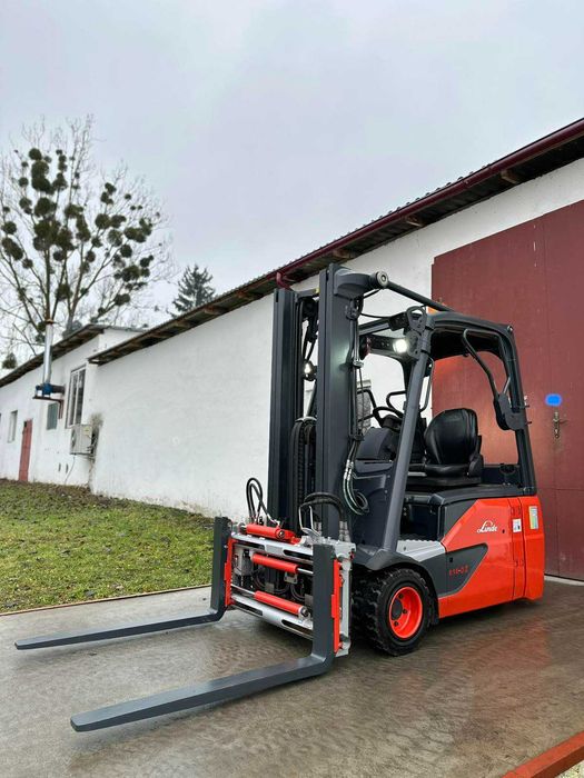 Штабелер електричний Навантажувач LINDE E18-02 1.8t 4.53m камера 2020