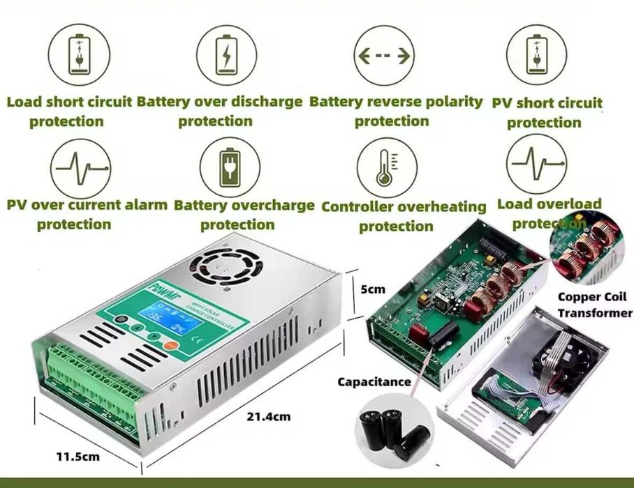 Controlador MPPT 60A NOVO