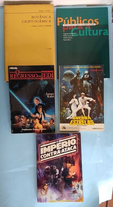 40 Livros antigos/raros incluindo TRILOGIA STAR WARS em português!
