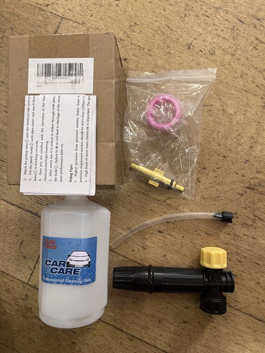 Canhão Bico espuma p/ máquina lavar alta pressão - NOVO