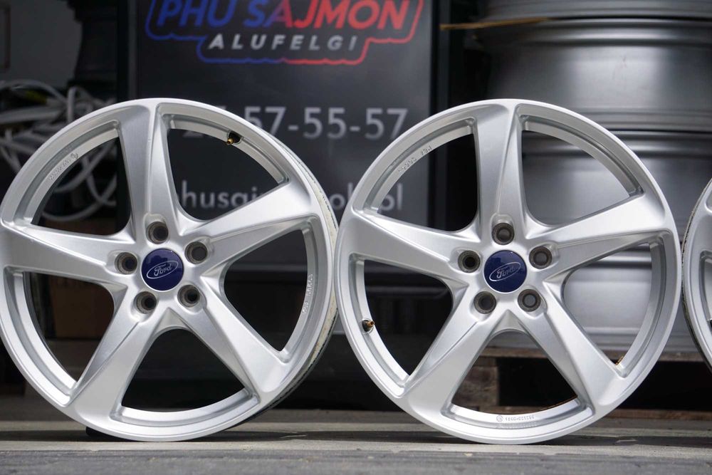 Alufelgi Brock 5x108 7,5Jx18 et50,5 cb63,4mm oryginalny srebrny polysk
