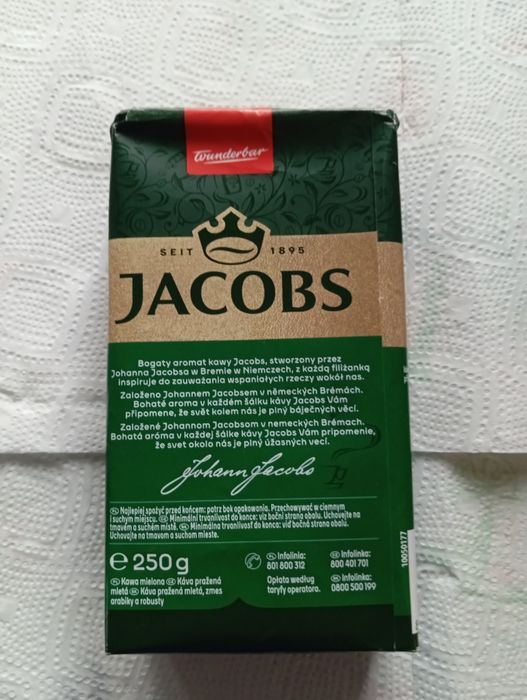 Jacobs Kronung Kawa Mielona 250g 2 szt