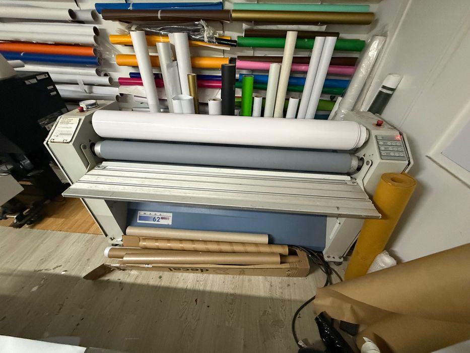 Laminadora  1,60  a funcionar