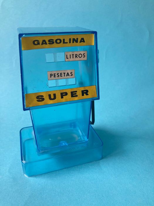 Dispensador Mini Bomba de Gasolina Super em plástico Anos 70/80