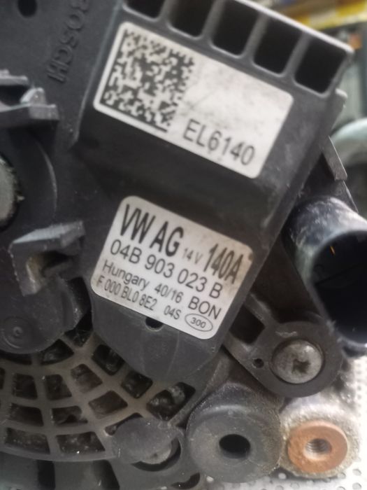 Alternator VW Golf audi skoda 1.4 tdi