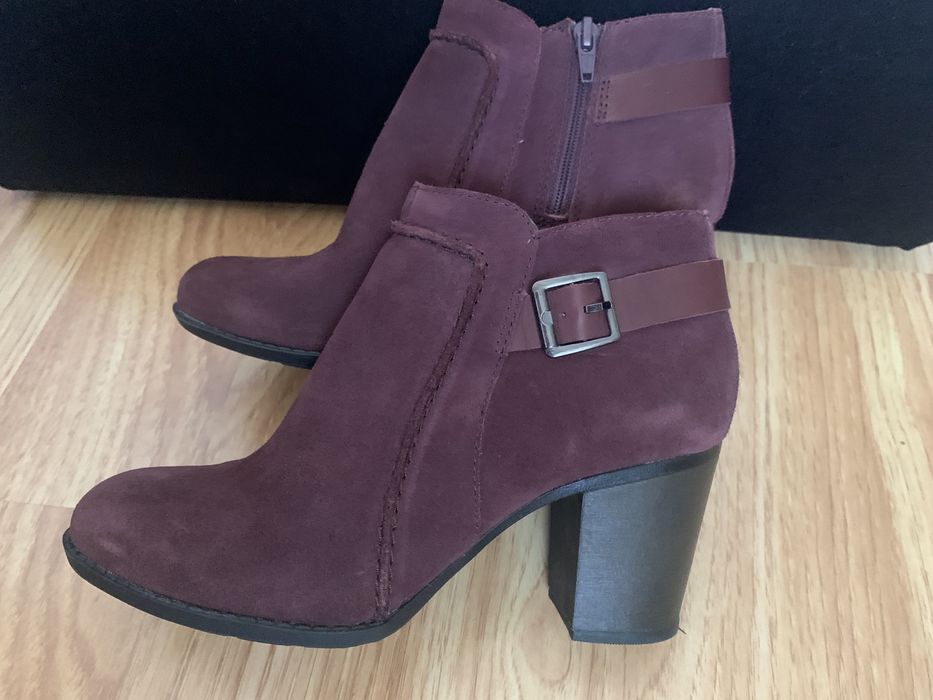 Замшеві  ботильени черевики кларкс Clarks  37 р