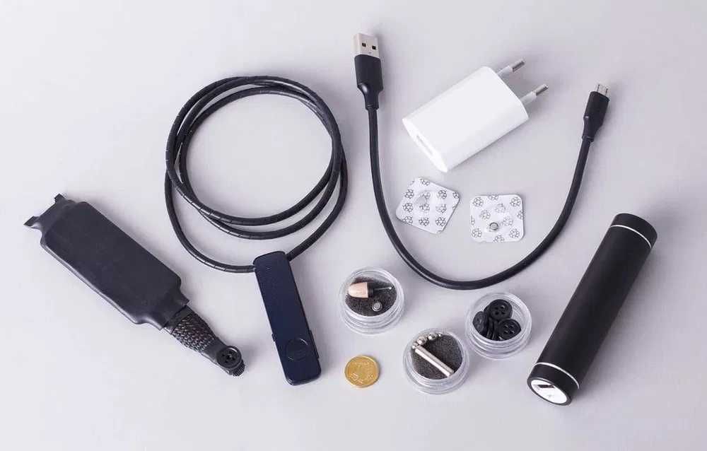 Sprzęt detektywistyczny mini mikro kamera słuchawka egzamin matura sesja