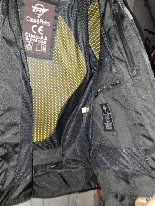 Casaco protetor para andar de mota