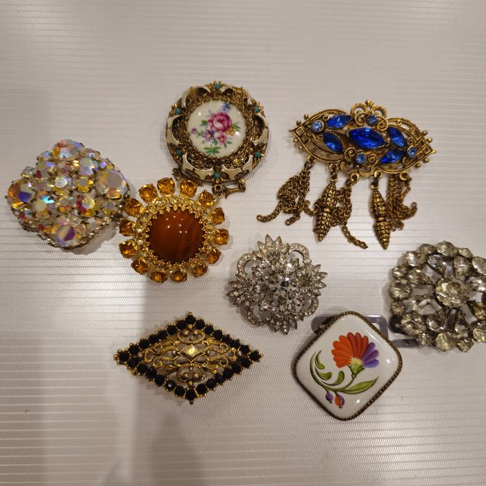 винтаж  брошь брошка фінівтеві прикраси