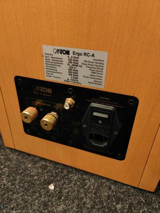 CANTON Ergo RC-A ! Flagowe kolumny ! HI-END
