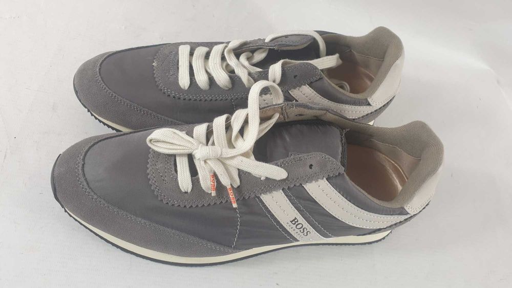 Hugo Boss buty męskie sportowe Hugo Boss Medium Grey rozmiar 43
