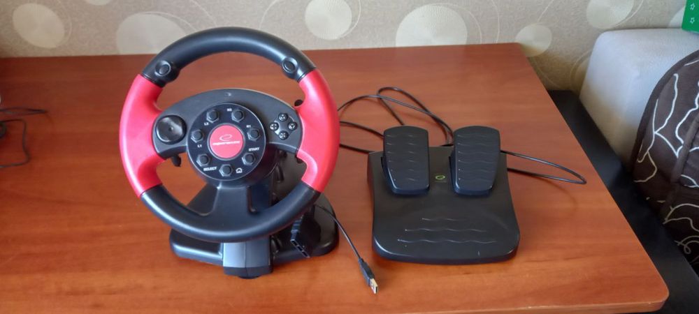 Руль ігровий з педалями
