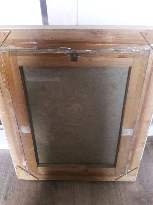 Старовинна німецька картина "Вітєбськ"маслом датована  1943 роком