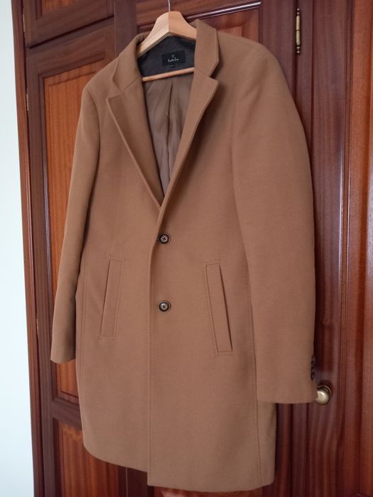 Sobretudo masculino Suits Camel