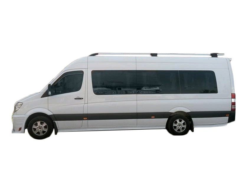 Mercedes Sprinter W906 2006-2018 рр. Бокові пороги Спорт (під фарбування) Екстра довга база (L4)