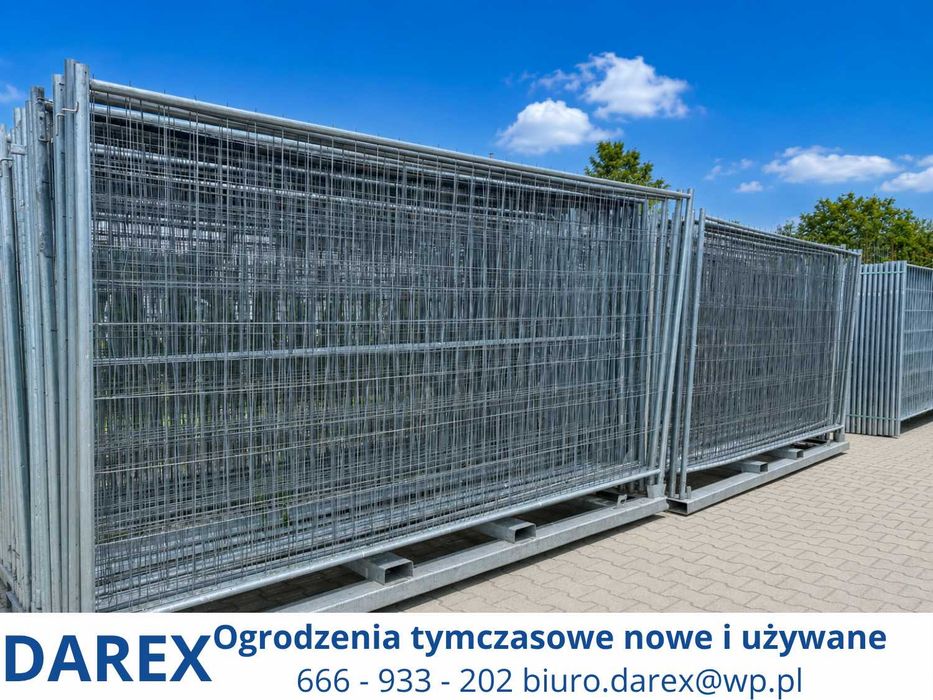 Panele Ogrodzeń Tymczasowych używane na Budowę, lasy, pola, pastwiska