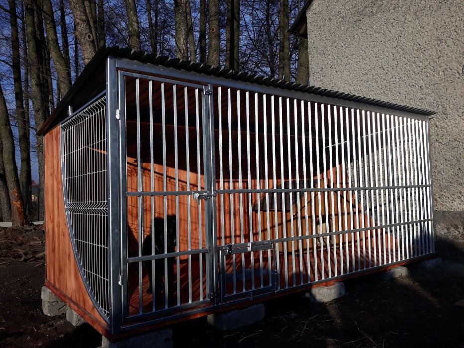 Ocynkowany kojec dla psa - wyoka jakość - klatka "ŁEZKA" 4x2
