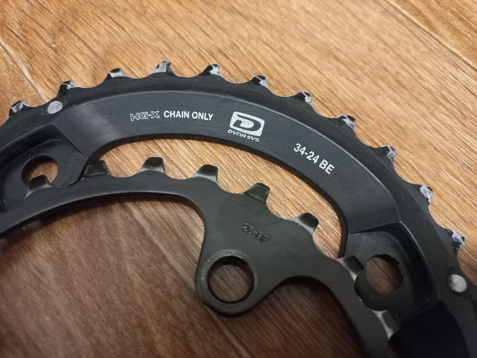 Велосипедні зірки Shimano, narrow wide