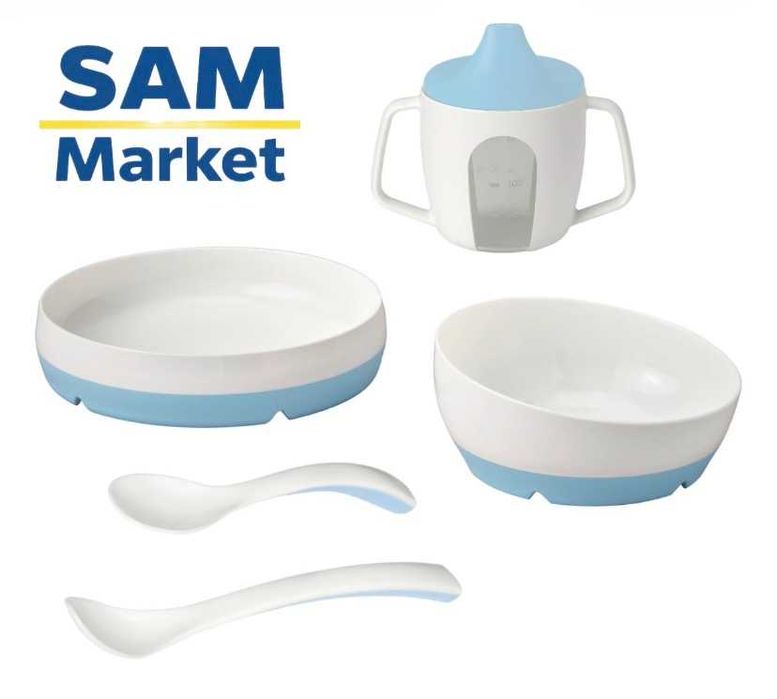 Набір дитячого посуду ІКЕА BÖRJA, дитячий посуд, детская посуда
