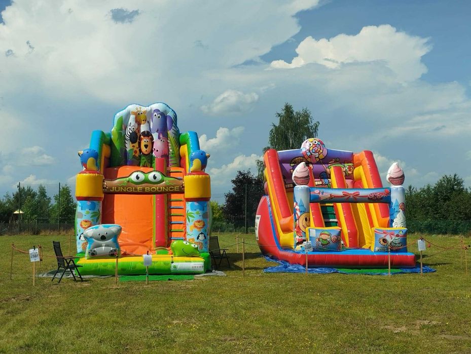 Wynajem zjeżdżalni dmuchanych/Piana Party/Krowa do dojenia