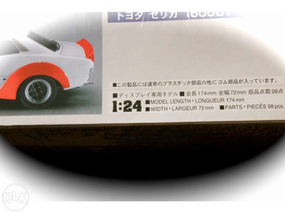 Kit modelismo toyota celica 1600gt – hasegawa race