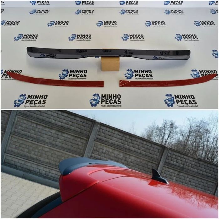 Spoiler | Aileron Mala Golf 6 Look GTI Preto Brilho