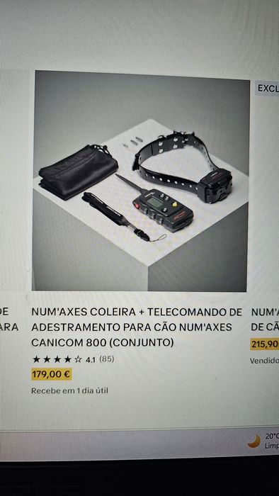 Coleira adestramento Num'axes Canicom 800