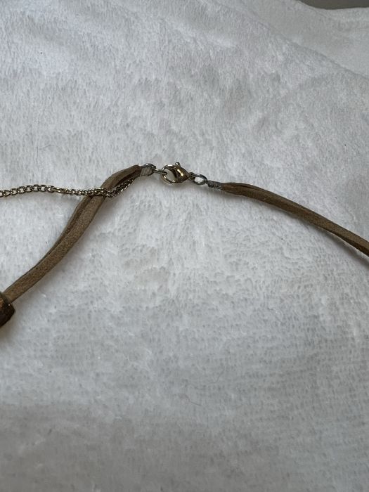 Naszyjnik drewno korale boho etno hippie elegancki classy 25