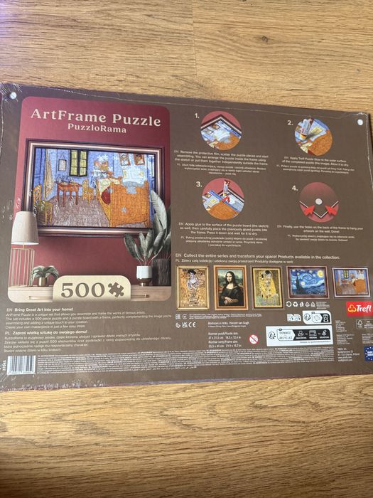 Puzzle Artframe Puzzlorama Trefl Pokój Van Gogha w Arles 500