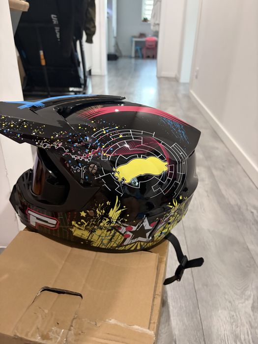 Kask cross quad hulajnoga