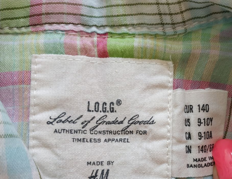 Koszula bluzka koszulka H&M 140 cm