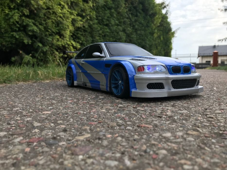 Karoseria BMW M3 GTR 3d print RC 1:10