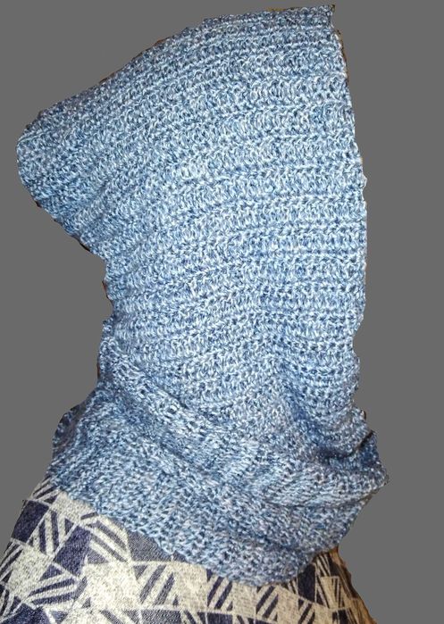 Шарф-каптур (капюшон), ручна робота!