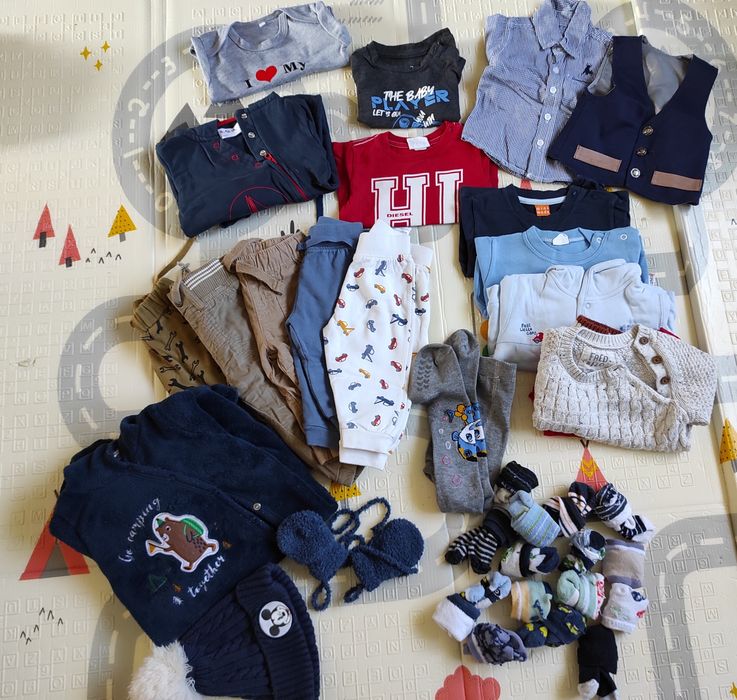 Paka ubrań niemowlecych r 68