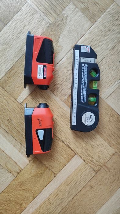 Laser budowlany poziomica miara laser krzyżowy