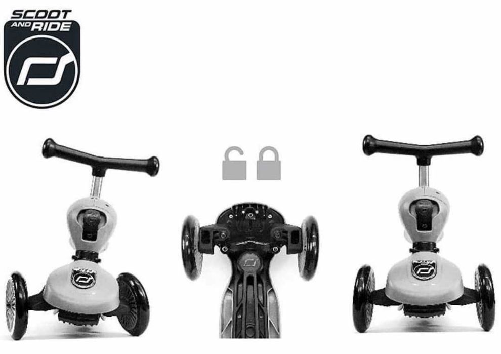 SCOOT AND RIDE Hulajnoga HighWayKick 2w1