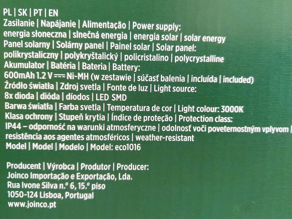 NAJTANIEJ Latarnia Solarna Stojąca Ogrodowa 155 cm Wysyłka