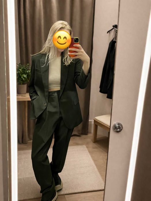 Стильний костюм zara | oversize fit | S